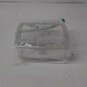 Fruit Ice Serving Tray, Chilled Veggie Tray, Shrimp Cocktail Serving Dish, Appetizer Serving Platter for Parties, Clear Party Platter with Lid and 4 Compartments Keeps Food Cool (transparent)