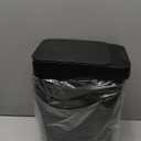 Yatmung Touchless Bathroom Trash Can - 2.5 Gallon Smart Trash Can Sensor Motion - Skinny Trash Bin with Lid - Electric, Narrow, Plastic, Auto Open - Small Slim Automatic Garbage Can (Black)