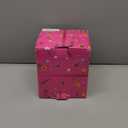 Wooden Activity Cube | Montessori Toys for 1 2 3 Year Old Toddlers | One Year Old 1st First Birthday Gift | Educational Toys for 12+ Months Baby Boys Girls | Bonus Sorting & Stacking Game (Pink)