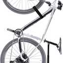 Qualward Vertical Bike Stand Floor Bicycle Rack Adjustable Upright Design, Space Saving for Living Room, Bedroom and Garage