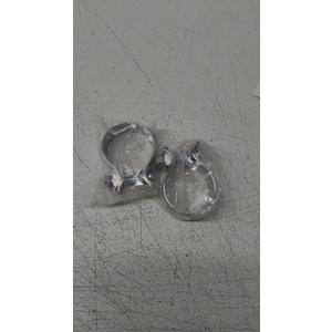 EVIL ENERGY 2.25 Inch Exhaust Clamp,2 1/4" Narrow Band Muffler Clamp Stainless Steel for Pipes,Mufflers,Catalytic Converters 2PCS