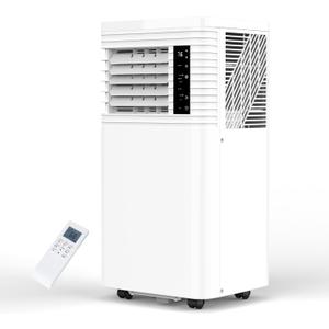Portable Air Conditioner 10000 BTU (ASHRAE), 3-in-1 Mode AC Cools Up to 450 Sq. Ft., LED Display & Remote Control, 24H Timer, AC Unit with Window Kits for Bedroom,Dorm,Office(White)