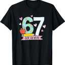 67 Shirt for Teachers 67 Meme Women Teacher Six Seven T-Shirt, XXL