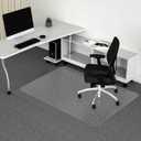 Chair Mat for Carpet  30" x 48" Clear Plastic Office Floor Protector for Rolling Desk Chair on Low Pile Carpet, Easy Glide Computer Chair Mat (Rectangle, BPA-Free)