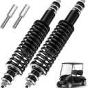 EZGO Golf Cart Shocks Front or Rear with Heavy Duty Coil Springs for EZGO TXT/Medalist 1994+ G&E Golf Carts OEM# 70928-G01 76418-G01 (Black)