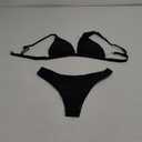 Edelqual Women's High Waisted Bikini Sets Tummy Control Swimsuit 2025 Collection Color Block Two Piece Bathing Suit (Red /White) M