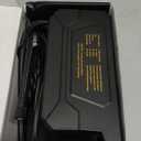 150 PSI Tire Inflator Portable Air Compressor, 12V DC Auto Shutoff Air Pump with Digital Pressure Gauge and Emergency LED Light for Car Tires, Bicycle & Balloons, Black