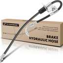 A-Premium Front Passenger Brake Hydraulic Hose Compatible with Select Hyundai Models - Elantra 2011-2013, Veloster 2012-2013 - Replace# 587323X000(Pack of 2)