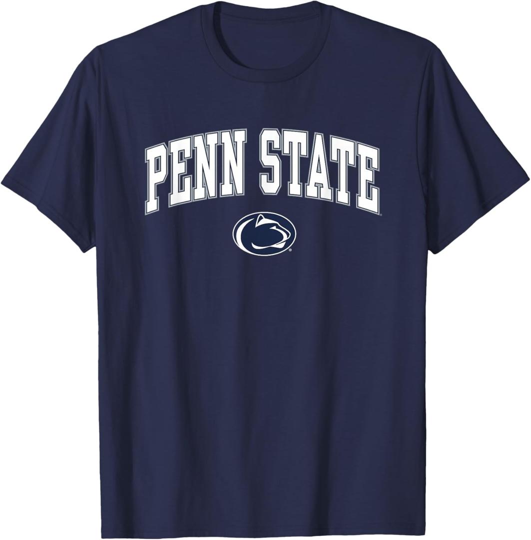 Penn State Nittany Lions Arch Over Navy Officially Licensed T-Shirt, Size XL