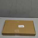 Natural Travertine Vanity Tray for Bathroom Countertop, 12" L x 6" W Light Beige Cream Decorative Tray with 4 Non-Slip Silicone Gaskets, Marble Tray for Jewelry, Perfume, Dresser Organizer