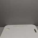 Laptop Bed Desk, Foldable Lap Desk, Portable Lap Table, Laptop Stand with Cup Holder & Tablet Slot & Lifting Handle for Working Writing Drawing & Eating - White