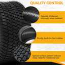 YINTATECH 20x8-8 Lawn Mower Tires Set of 2, 4Ply Tubeless Tires for Lawn