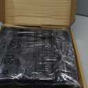 Amazon Basics Lightweight Super Soft Easy Care Breathable Microfiber 4 Piece Cozy Comfortable Bed Sheet Set, Wrinkle Resistant with 14-Inch Deep Pockets, Queen, Black, Solid