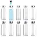 20ml Glass Vials for Injection, with Self Healing Injection Port, Transparent Sealed, Empty Vials for Injection (20ml)