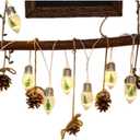 Fairy Light Bedroom Party Warm Light 20 LEDs String Long Roofline Christmas Operated Battery Decor Light