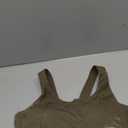 RUNNING GIRL High Impact Sports Bras for Women,Racerback Running Bra Workout Crop Tank Tops Longline Sports Bra Push up, Medium