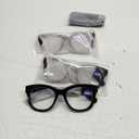 Reading Glasses for Women - Oprah Blue Light Reading Glasses with Spring Hinge, Anti-Glare/Eyestrain Computer Readers (Multi-01), +0,75