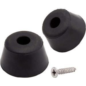 10pcs Round Furniture Pads,ULIFESTAR Rubber Furniture Feet Glides Sliders Carpet Saver Hardwood Floor Protectors Surface Protection for Chair Table Leg Caps Non Slip Furniture Grippers Black (48mm)
