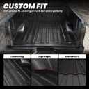 LASFIT 5.5FT Bed Mat Fit for Ford F-150 2004-2014 | Lincoln Mark LT 2006-2008 67" Truck Bed Box All Weather Protector TPE Durable Bed Liner Non-Slip Easy Clean-Not Fit for Drop in Bedlienr