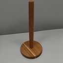 KitchLife Acacia Wooden Paper Towel Holder Countertop, Large Size - Freestanding Paper Towel Dispenser Stand Organizer with Large Anti-Skid Base