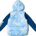 Bluey Bingo Zip Up Vest 2fer Jacket Toddler to Little Kid (Blue)