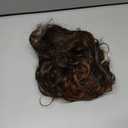 Curly Wigs for Black Women Soft Honey Blonde Short Curly Wig with Bangs Afro Loose Curls Wig for African American Women (1B/30)