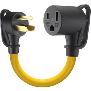 Welding Machine Plug Adapter,NEMA 10-30P to 6-50R Welding Machine Adapter Cable,Dryer 30 Amps to Welding Machine 50 Amps Adapter Cable 250V 10AWG,Suitable for Electric Welding Machine EV Charger