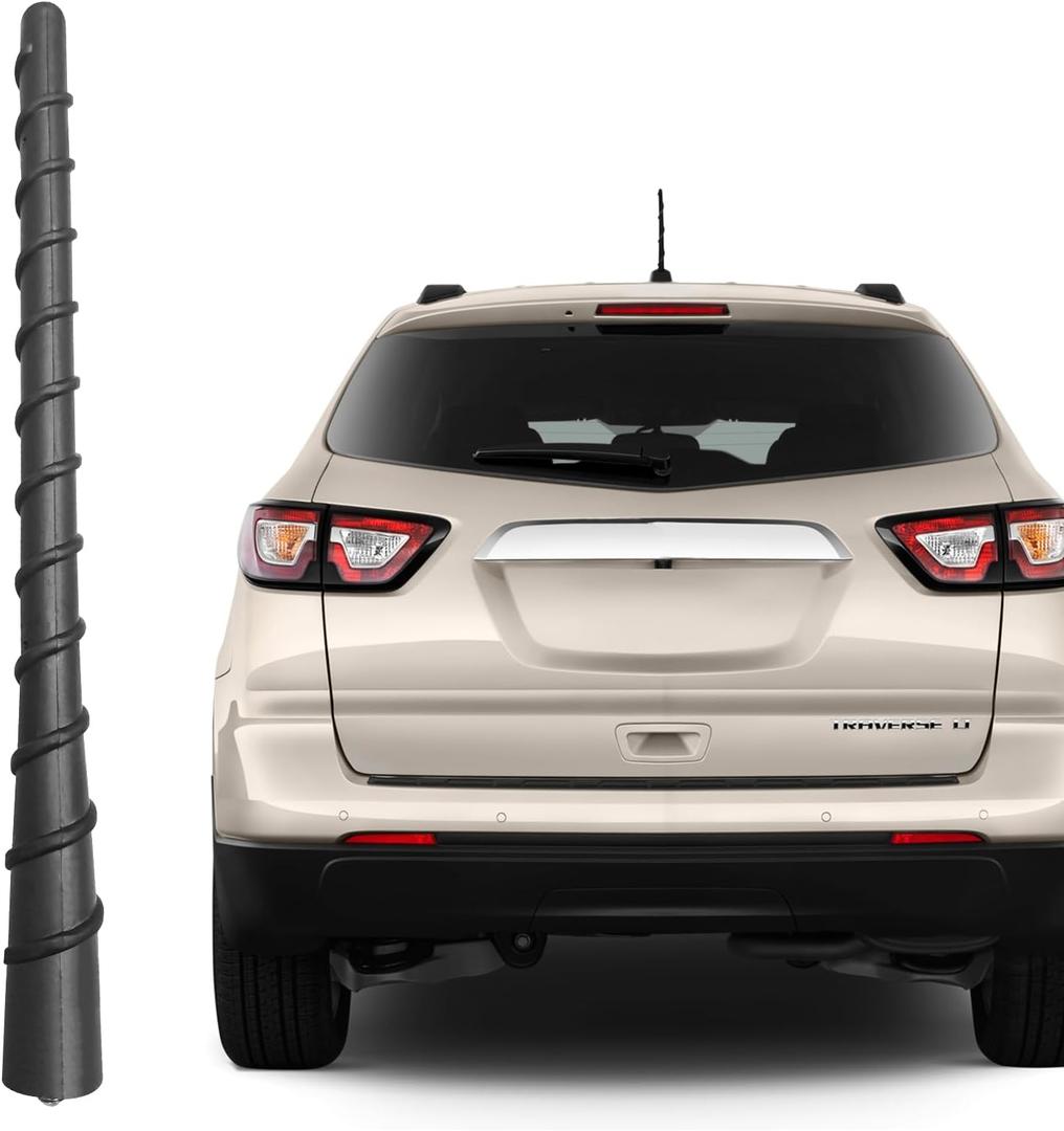 7 Inch Antenna for Chevy Traverse (2009-2015), Flexible Rubber Antenna Replacement Mast for Chevy Traverse 2009 2010 2011 2012 2013 2014 2015