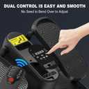 Under Desk Elliptical Machine, Electric Seated Pedal Exerciser,Elliptical Leg Exercisers for Seniors,Mini Ellipse Leg Exerciser with Remoter,12 Adjustable speeds Pedal Exerciser