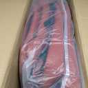 Car Seat Covers for Toyota Tacoma 2024 2025 2026 Double Cab (Gas Only), Full Set All Weather Faux Leather Pickup Truck Accessories, Full Coverage Custom Seat Protectors for Tacoma SR SR5 TRD (Red)