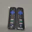 (Pack of 2) Replacement-Remote-Control for Roku-TV,Compatible for TCL Roku/Hisense Roku/Onn Roku/Philips Roku Smart TVs(Not for Roku Stick and Box)