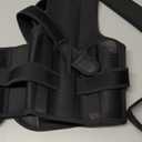 for Women and Men, Back Support Brace for Neck Shoulder & Upper and Lower Back Pain Relief, Invisible Adjustable Lightweight Posture Corrector Under Clothes(Black, Medium)