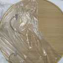 Funerom Gold Round Wall Mirror 15.4 Inches Circle Mirror Bathroom Mirrors for Over Sink