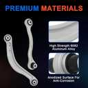 Rear Suspension Kit Aluminum Control Arm,Sway Bar Link Fits For 2012-2015 Mercedes-Benz C250,2008-2014 C300, 2008-2015 C350/C63 AMG, For Mercedes-Benz CLS400 CLS550,E250 E350 E400 E550