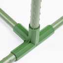 MOTUZP 12PCS Garden Trellis Plant Connector Clips Greenhouse Frame Building Connectors for Tomato Cage Climbing Rattan Vine Plant Stakes(#8)