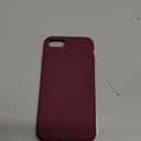 Cordking Designed for iPhone SE Case 2022/2020, Designed for iPhone 7 8 Case, Silicone Slim Shockproof Phone Case with [Soft Microfiber Lining], 4.7 inch, Plum