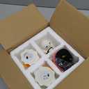 Halloween Decorations Indoor,3Pcs Cute Spooky Ceramic Ghost Halloween Decorations,Ghost Figurines with Hats - Adorable Tabletop Decor for Mantel,Party, Home, Porch Decor