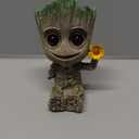 SLOCME Aquarium Groot Air Bubbler Decorations - Oxygen Pump Resin Crafts for Aquarium Fish Tank Decorations,with Air Bubbler Stone for Aquarium