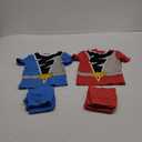 Power Rangers Little/Big Boy's 4 Piece Cotton Pajama Set, Size 4