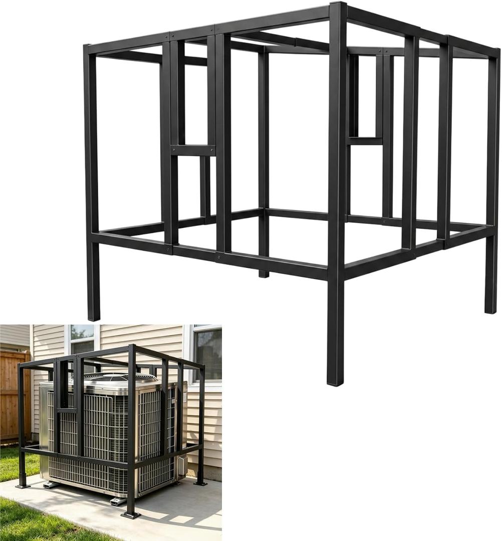 Adjustable AC Security Barrier, Heavy Duty Air Conditioner Cage