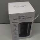 ROSEKM Automatic Humidifiers for Bedroom Large Room, 4.5L Cool Mist Humidifier for Home & Plant with Timer & Humidity Sensor, Last Up to 18H on High Setting, Auto Shut-Off, 360° Nozzle (Black)