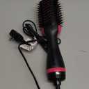 Hair Sensation Pro Blow Dryer Brush, 4 in 1 Styling Tools with ION Generator and Ceramic Coating for Fast Drying Hair Types, Pink