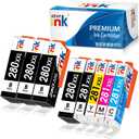 8PK, PGI-280XXL CLI-281XXL Replacement for Canon 280 281 Ink cartridges, More PGBK Combo Pack, (4PGBK+1BK+1C+1M+1Y) for Canon TR8620a Ink cartridges