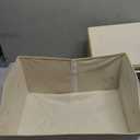 Baesyhom 8 Pcs 16.5" Closet Drawers and Large Size Clothes Storage Bins Push-Out Storage Stackable Shelf Drawers with See-Through Window Closet Organizers for Bedroom, Living Room, Under Bed, Beige