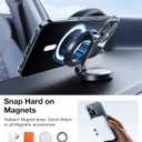 TORRAS Magnetic Slim-Fit for iPhone 16 Pro Max Case 6.9 inch, Ultra-Thin 16 ProMax Phone Case Compatible with MagSafe, Light Anti-Scratch Matte Hard PC Bayer OriginFit, Clear