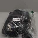 ZAFUL Women's Asymmetrical Turtleneck Poncho Sweaters Drop Shoulder Cable Knit Casual Pullover Sweater (Large, 1-black)