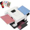 SirShop Automatic Card Shuffler for 1-2 Decks, Playing Card Shuffler with One-Press AUTO, Portable Card Shuffler Machine for Poker, Blackjack, Skip-Bo, UNO, Phase 10 and More