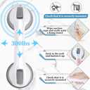 Shower Handle 1 Pack Grab Bars for Bathtubs & Showers, 12 inch Grab Bars for Bathroom with Strong Hold Suction Cup, Balance Bar Safety Hand Rail for Injury, Senior, Elderly Grey