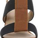 LifeStride Womens Tallulah Espadrille Wedge Sandal Navy/Tan 6 M