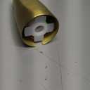 SENTO Slip On Gold Universal Heavy Durable Metal Bathroom Tub Spout Without Diverter, Heavy Duty Metal Bathtub Faucet Without Shower Diverter - 4 Inches 1/2" Copper Pipe, Satin Brass